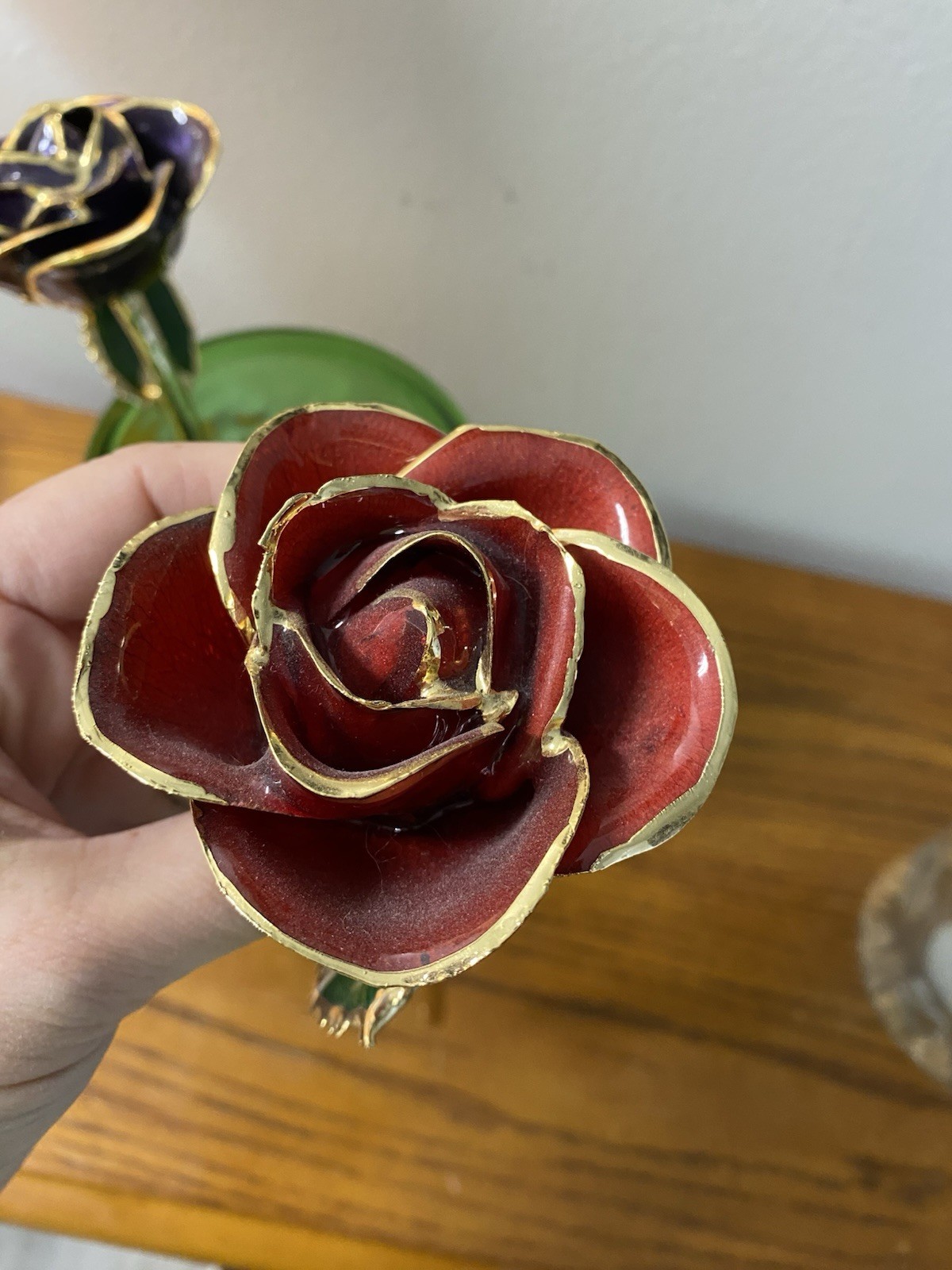 Purple Forever Rose 24k Gold Dipped-Elegant Rose (Rare Color)