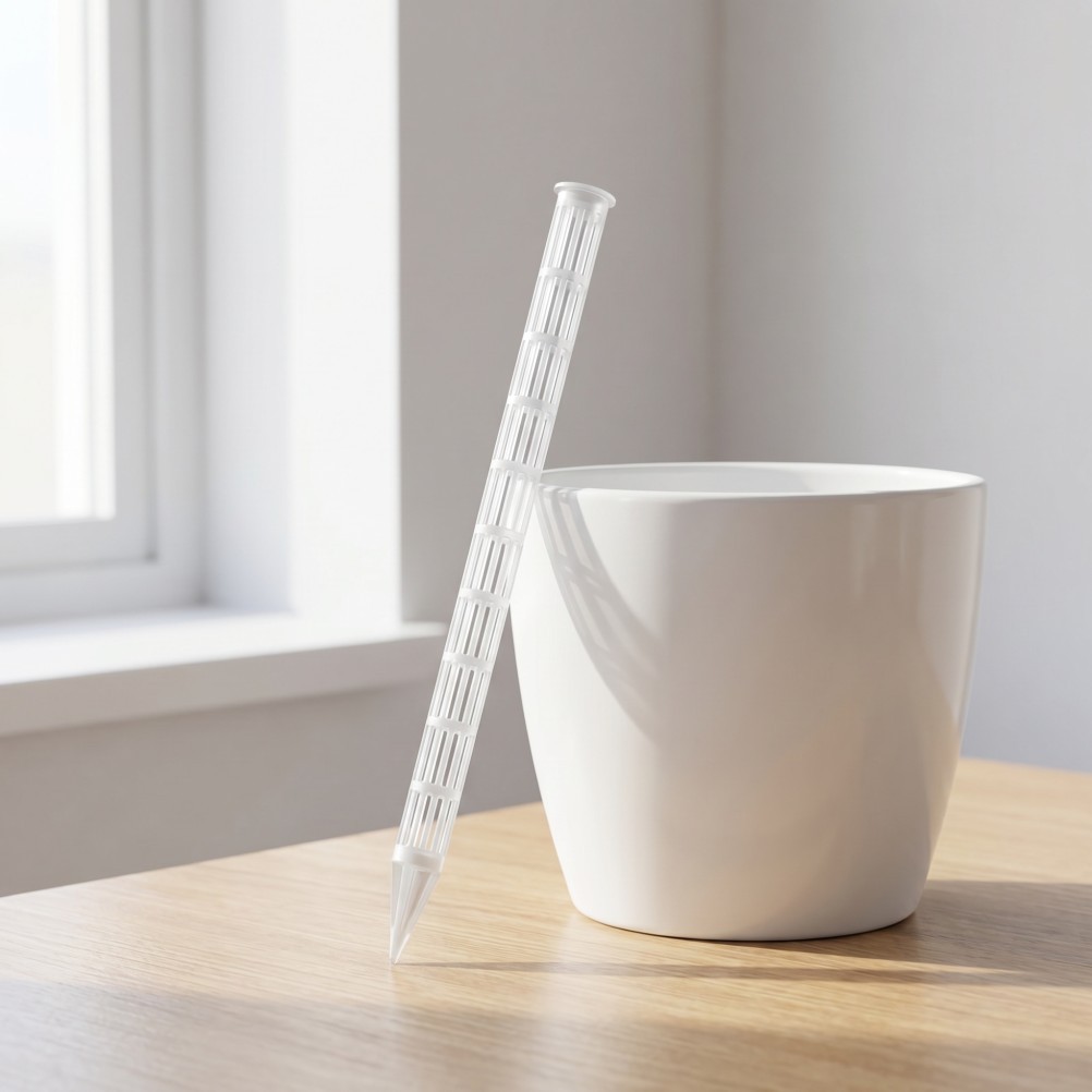 10Pcs Plant Root Ventilation Tubes White Breathable Soil Aeration Stakes