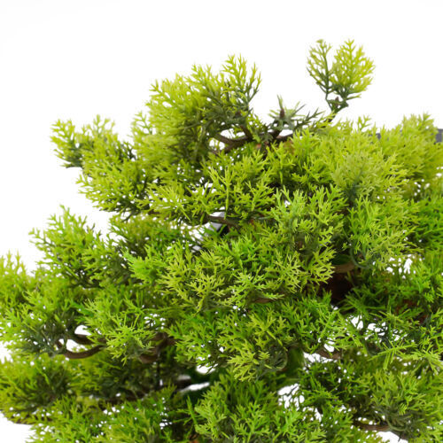 Zen Artificial Pine Tree with Lamp Rings Decoration for Backflow Incense 110V