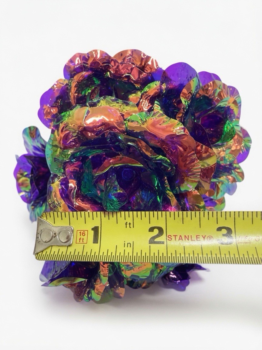 47 Pcs Multicolor Galaxy Rose Flowers with Stems Wedding Decor 9in