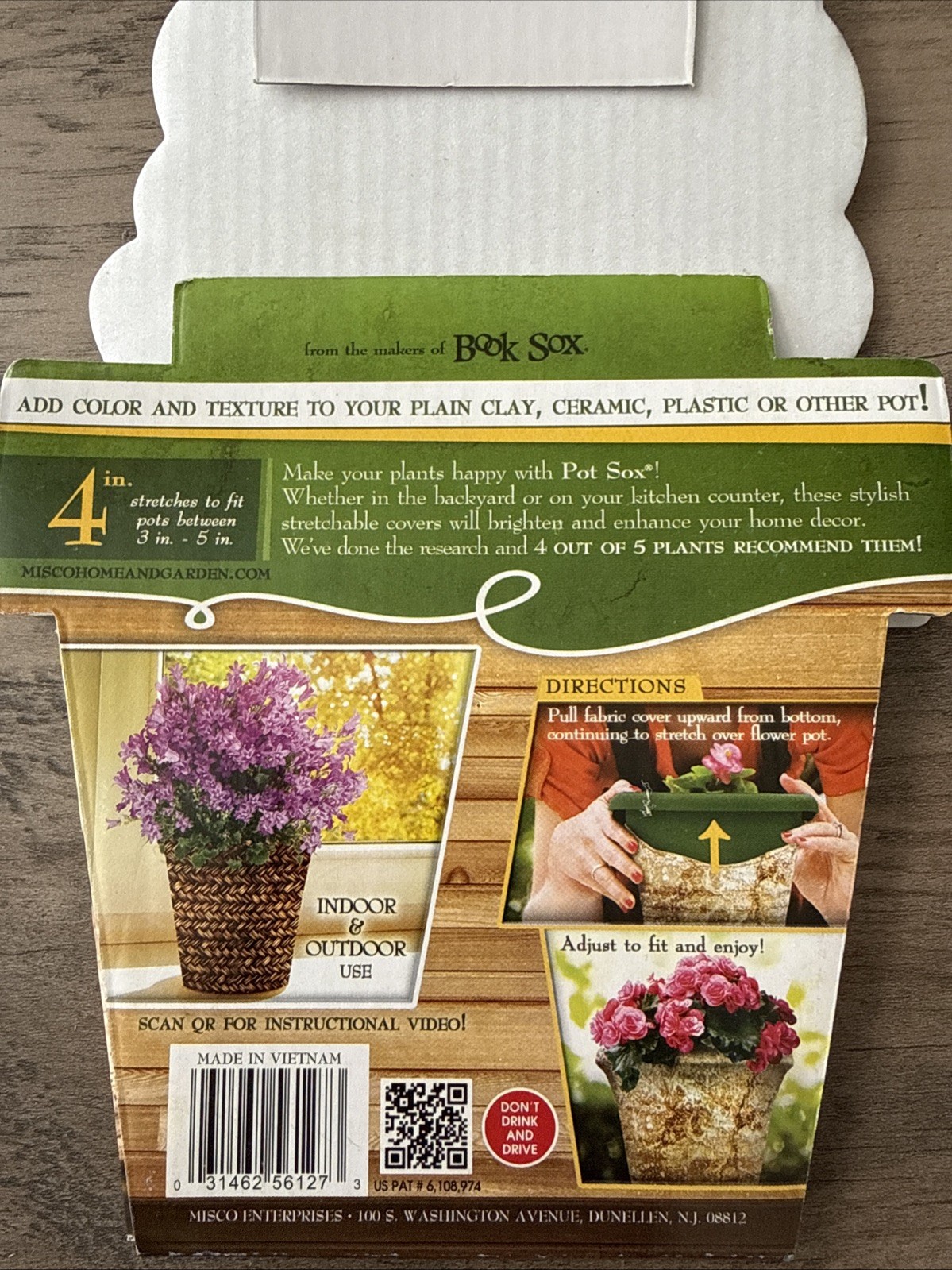 3 Pot Socks 8”,6”, And 4” Pot Sizes. Makes Your Plants Happy!