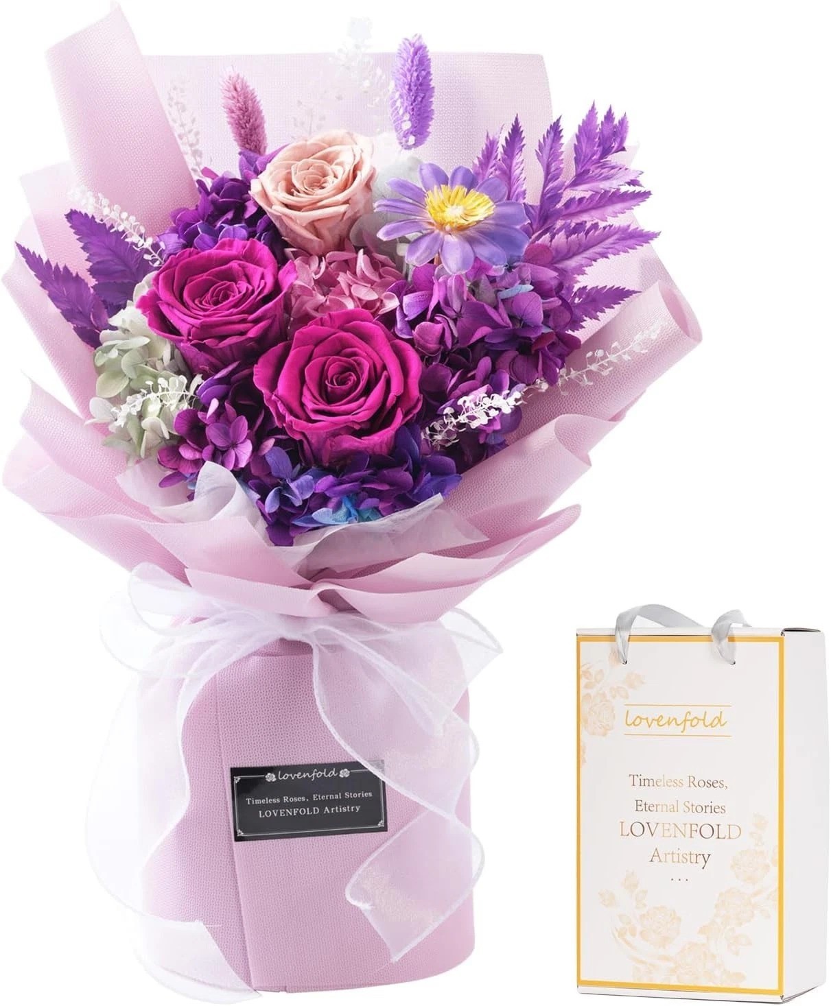 Gorgeous Purple Rose Floral Gift – A Lasting Impression for Loved Ones