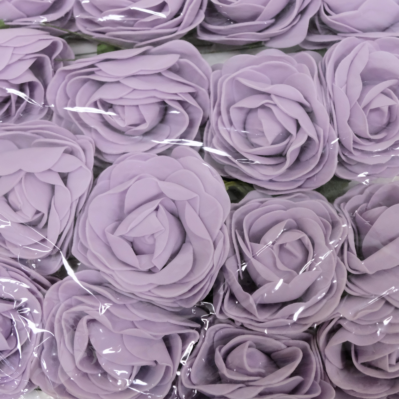 Tophouse Artificial Roses Lilac Color Lot of 40 Fake Roses DIY Bouquets