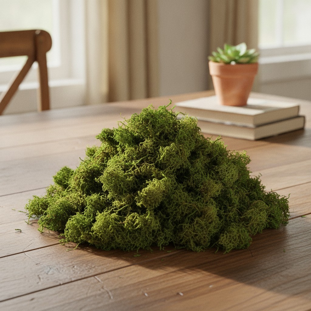 Artificial Moss 3.5OZ Fake Green Grass Home Decor Centerpieces