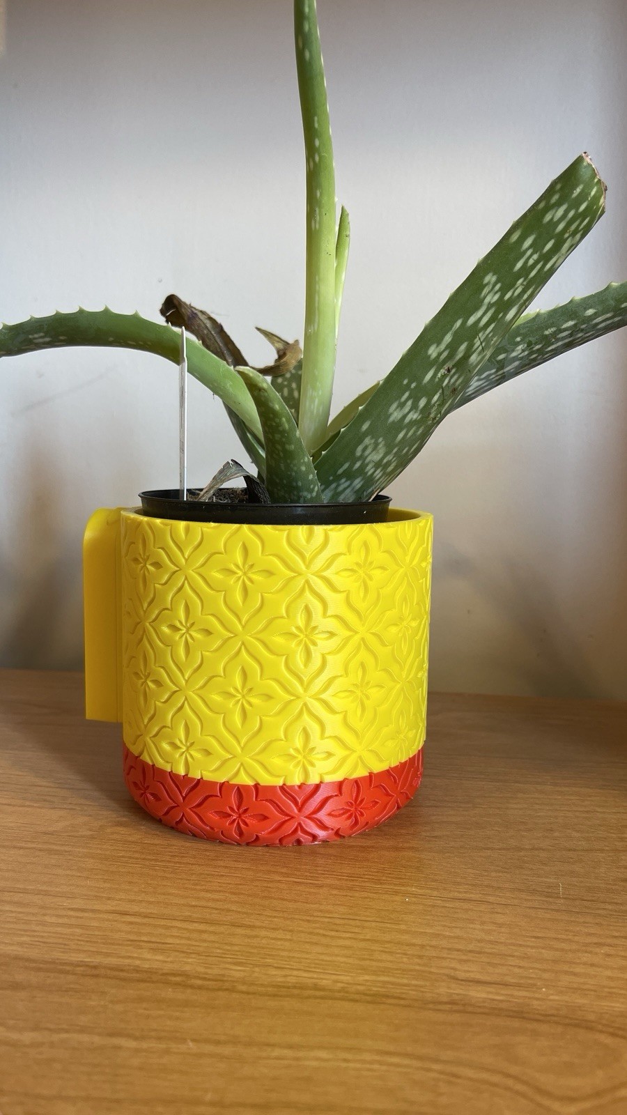 Succulent/planter indoor wall mounted – custom 3D printed