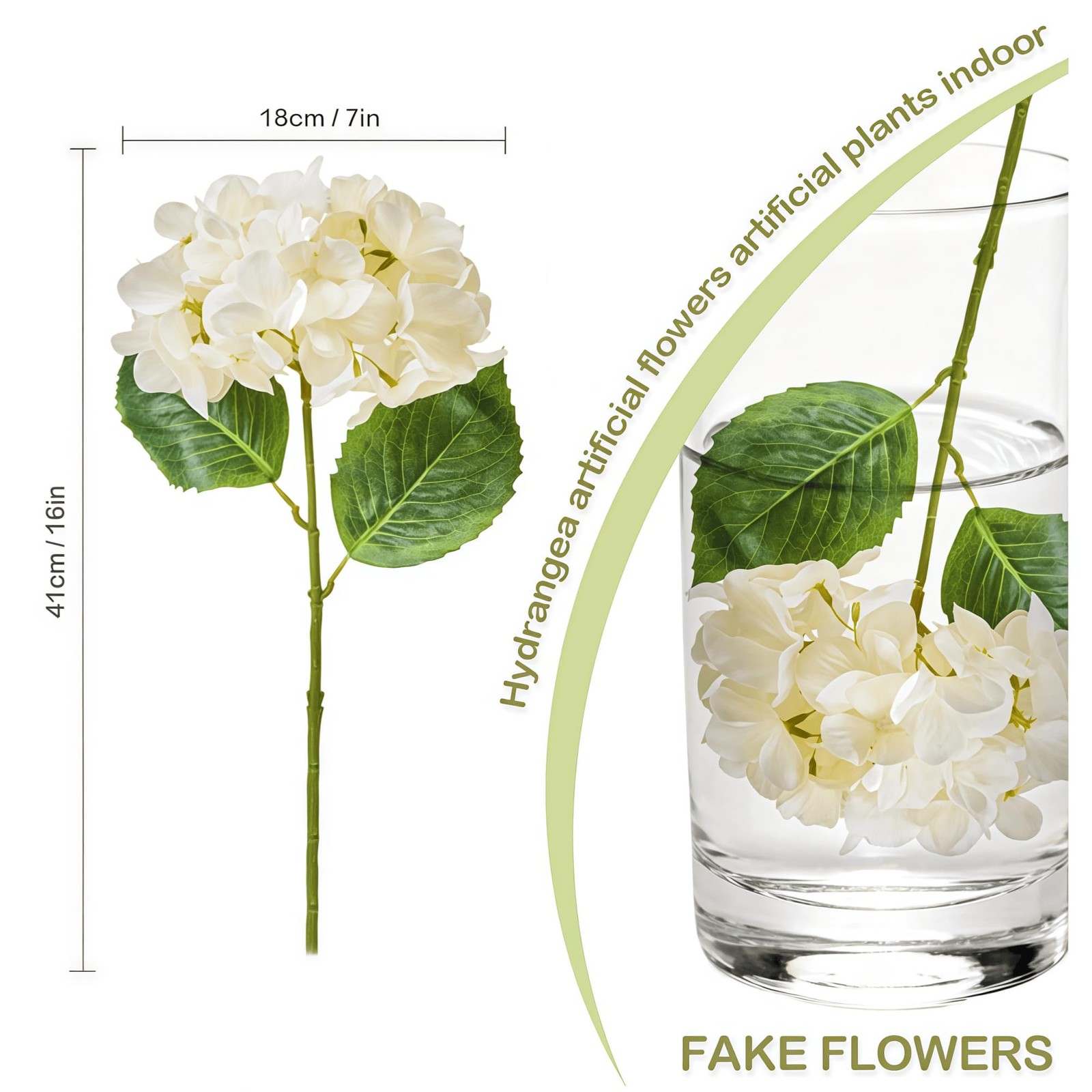 Artificial Flower Hydrangea Fake Hydrangea, Used in The Center of The Family …