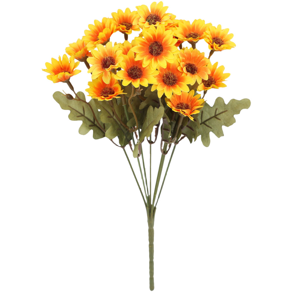 Lifelike Chamomile Flower Bouquet for Living Room Bedroom Office Decor