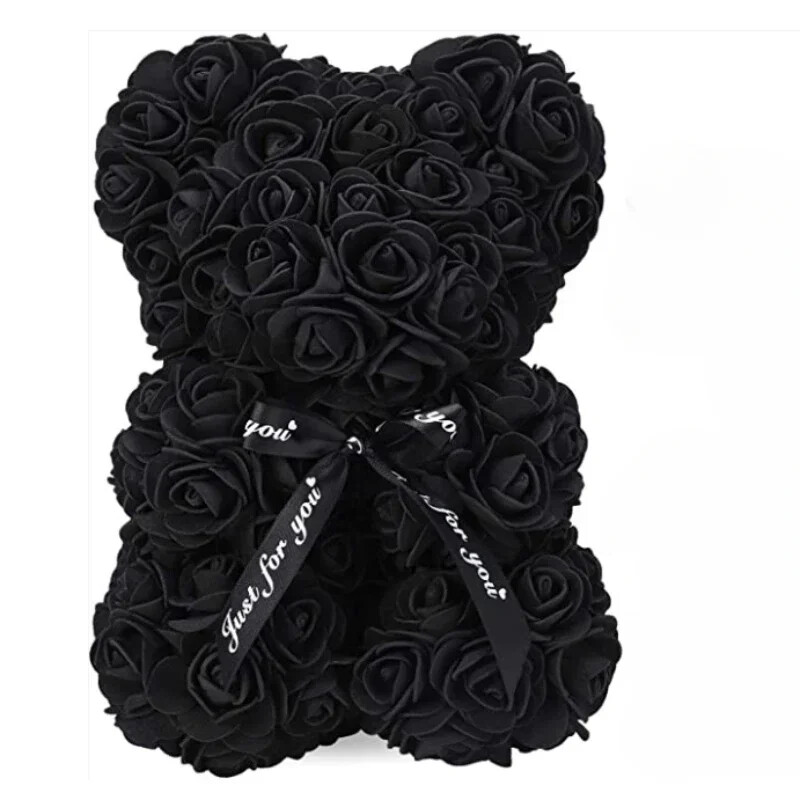 Valentine Artificial Flower EternalRed Rose Teddy Bear best gift your sweetheart
