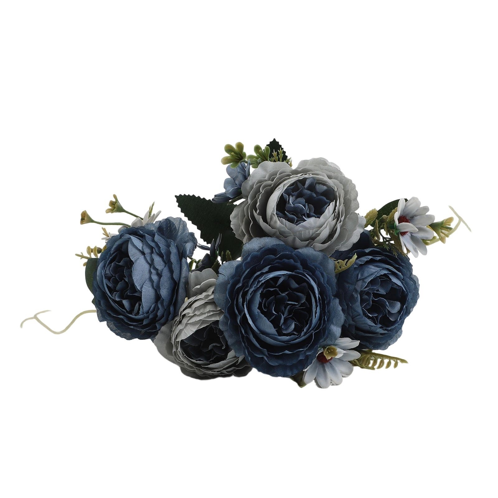 Elegant Faux Floral Bouquet Peony Rose Arrangement for Stylish Centerpieces