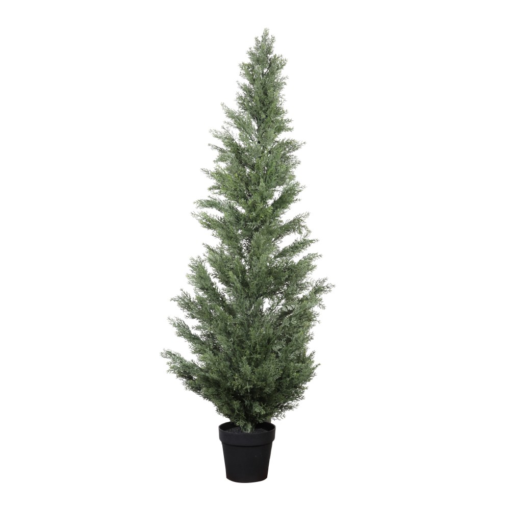 5FT artificial cypress tree realistic indoor and outdoor fake pruning plant