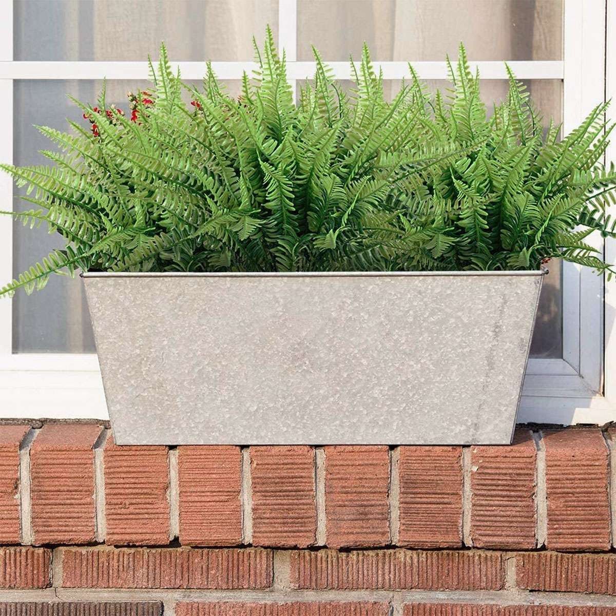 1/2//4 Lifelike Artificial Fern Foliage Plastic Bush Plants Indoor outdoor Decor