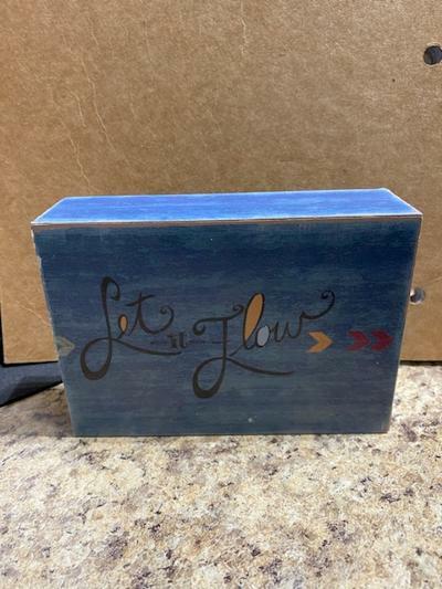 Ashland Spring Printemps “Let It Flow” Table Top Decor 3.5” X 5”