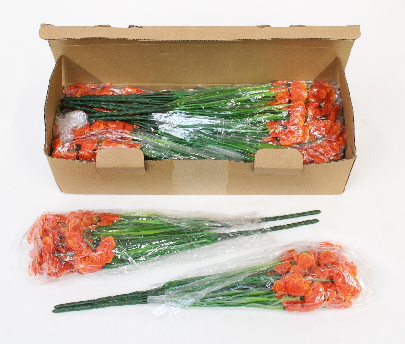 24 Bundles Artificial Fall Flowers for Outdoors UV Resistant Fake Mums Silk Faux