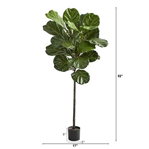 52in. Fiddle Leaf Artificial Tree