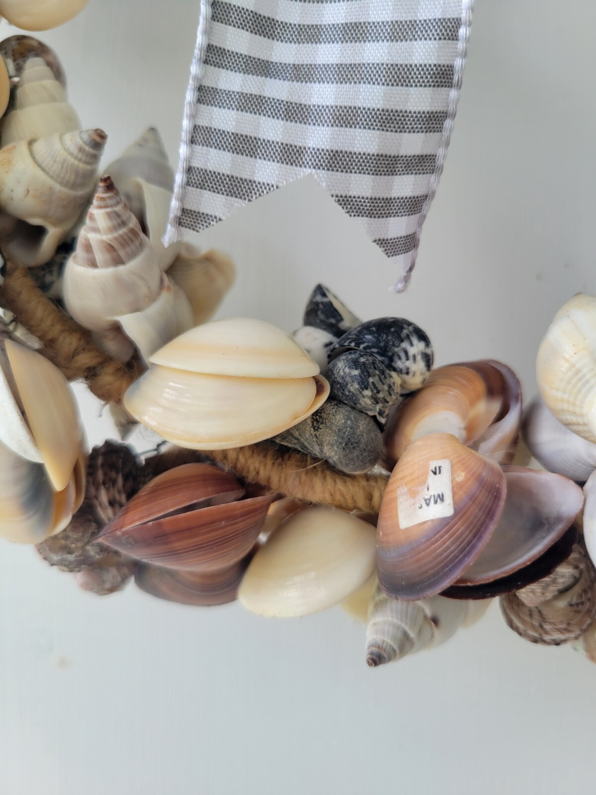 Sea Shell Wreath Handmade Nautical Coastal Beach Door Wall Home Decor