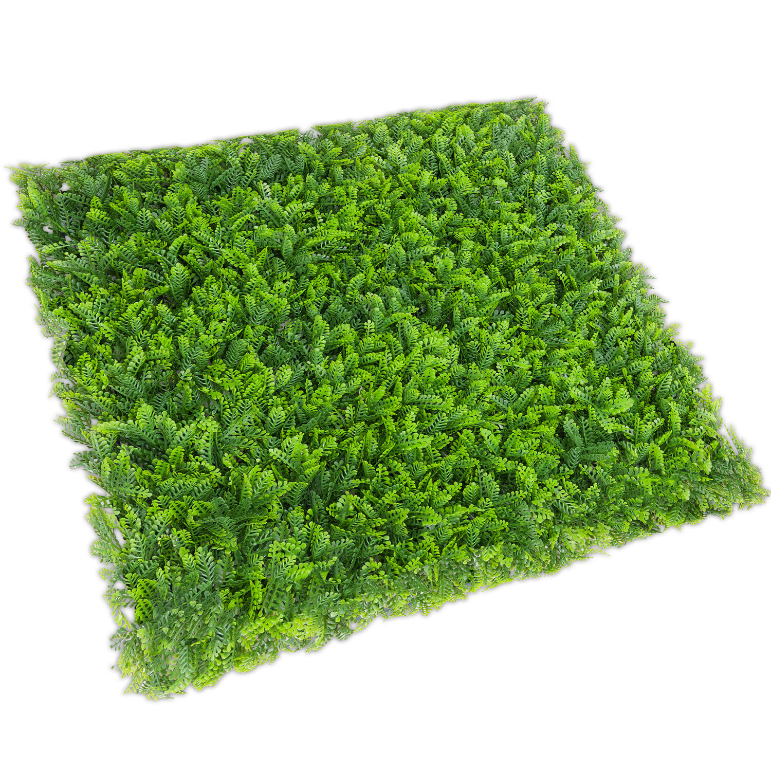 20×20″ Artificial Faux Greenery Mimosa Leaf Fence Screen Wall Decor Panel