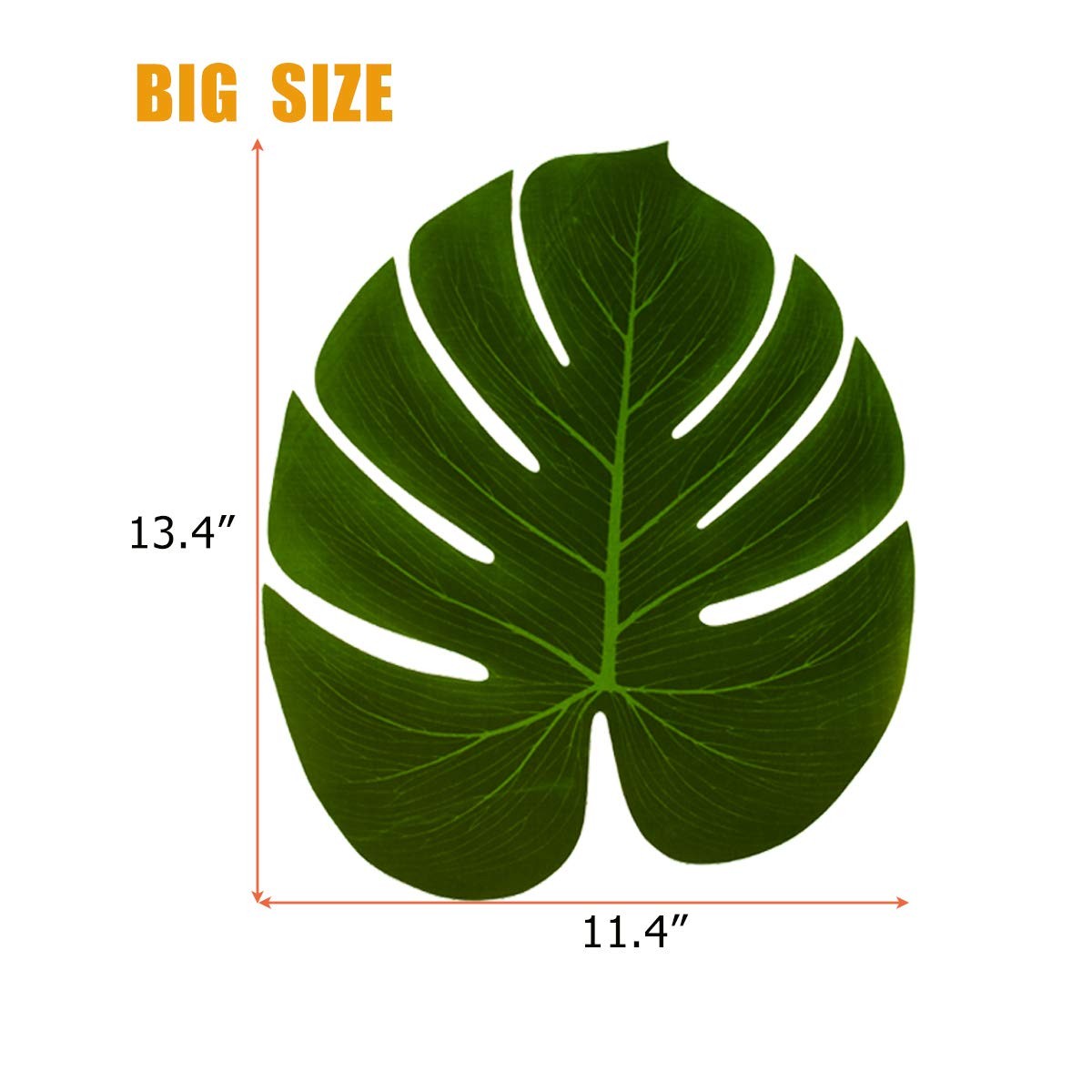 Artificial Palm Fronds, 24Pcs Jungle Party Decor, Hawaiian Theme