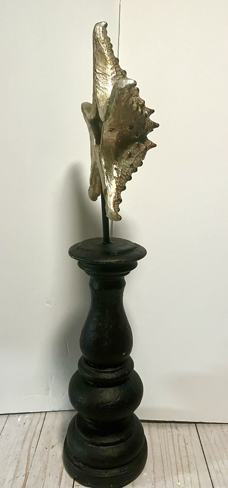 Beautiful Starfish On Tall Wooden Wood Stand Nautical Beach Decor