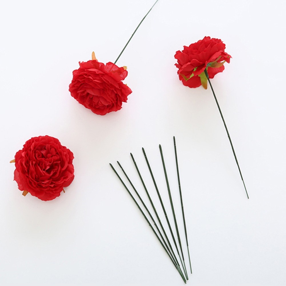 Vibrantly Colored Flower Rods Perfect for Crafts and Floral Arrangements 100pcs