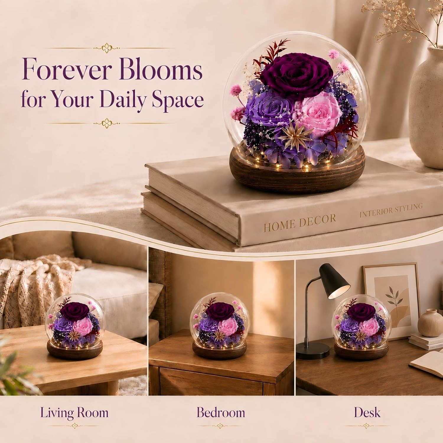 Gifts for Mom Flowers for Delivery Birthday Gifts for Women Grandma Forever Pres
