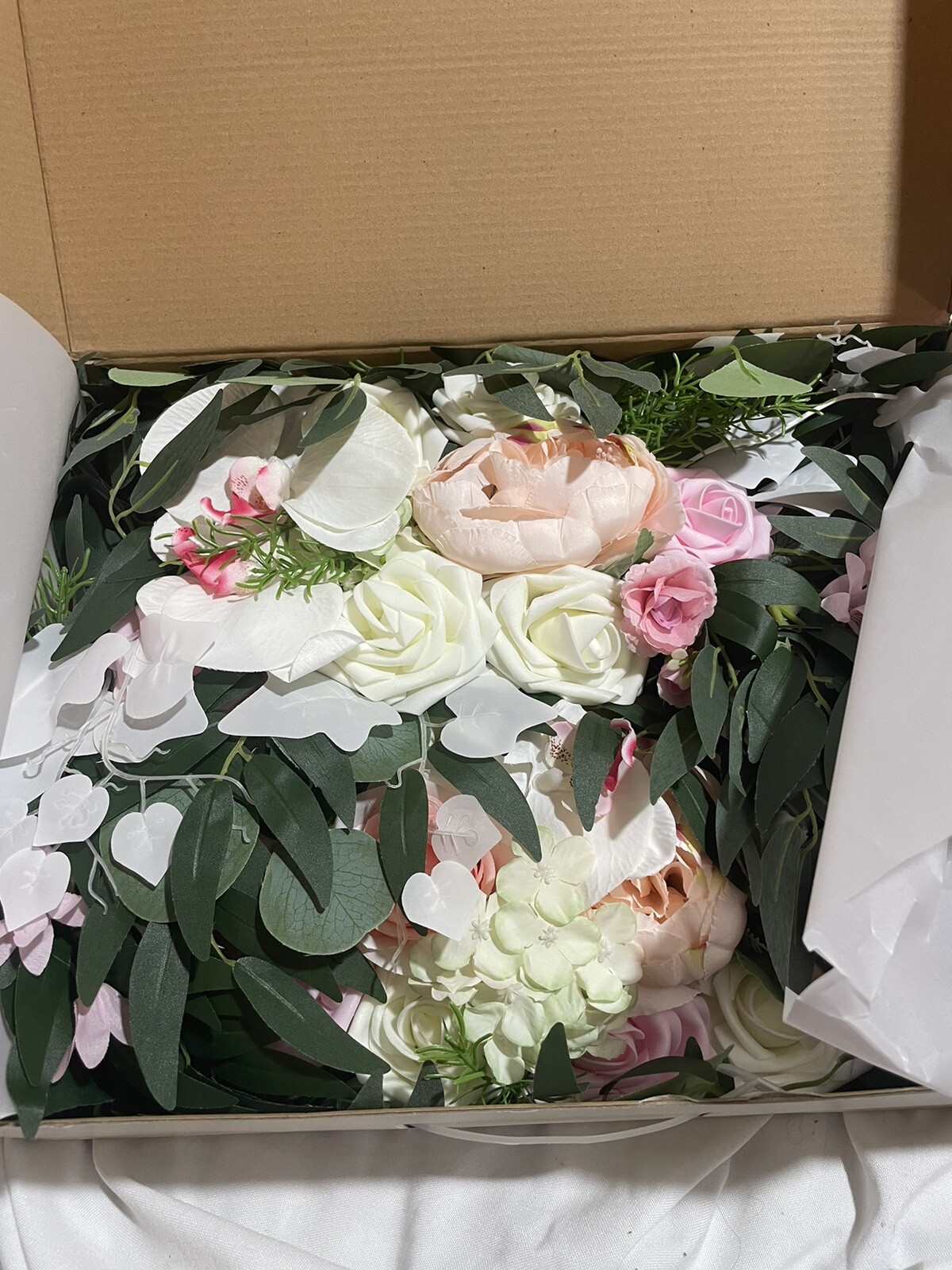Lisuun Multicolor Dream Wedding Arch Artificial Flowers For Decoration