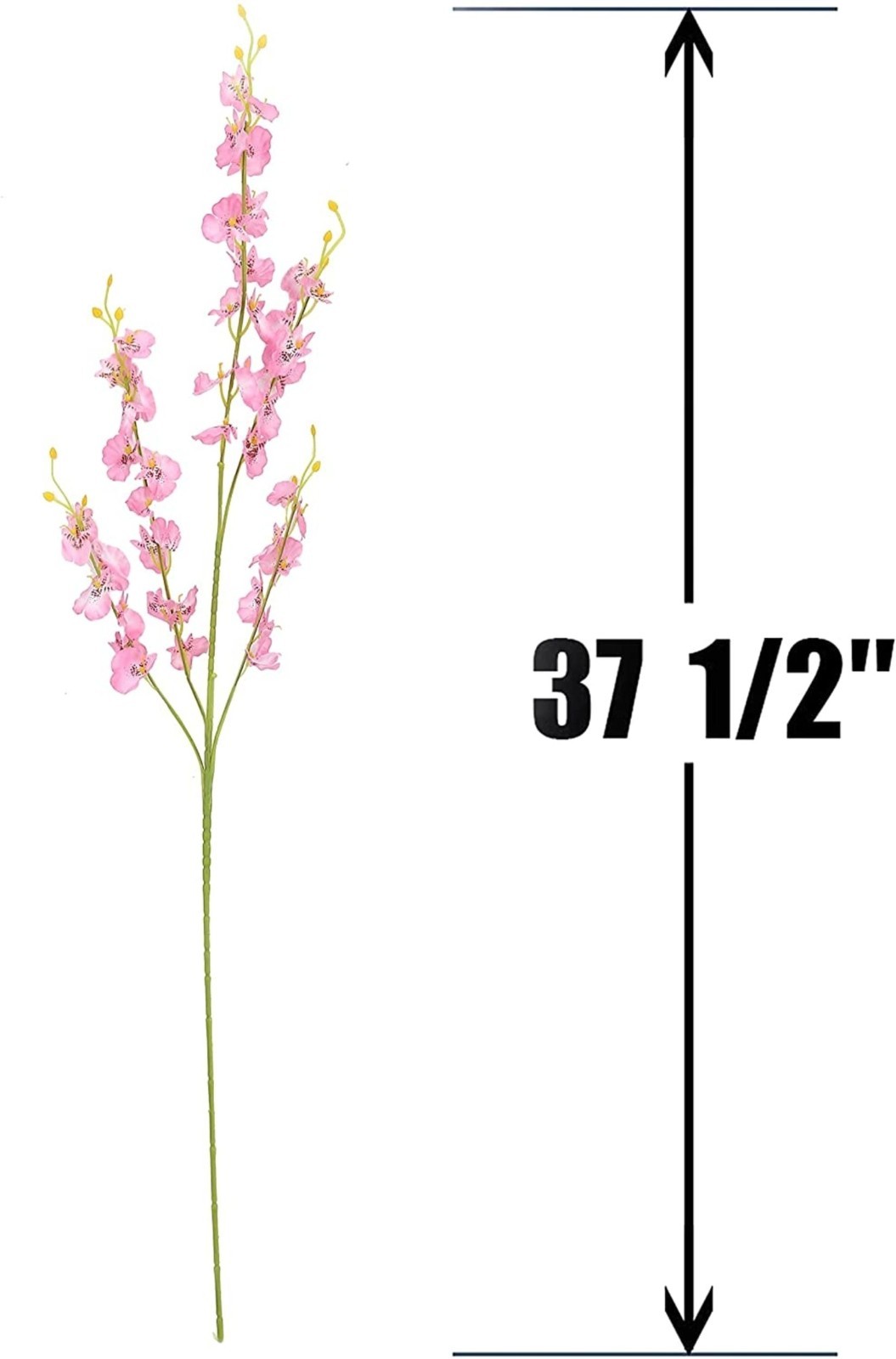12pcs 37″ Artificial Dancing Lady Orchids Flowers Silk Tall Floral Stems