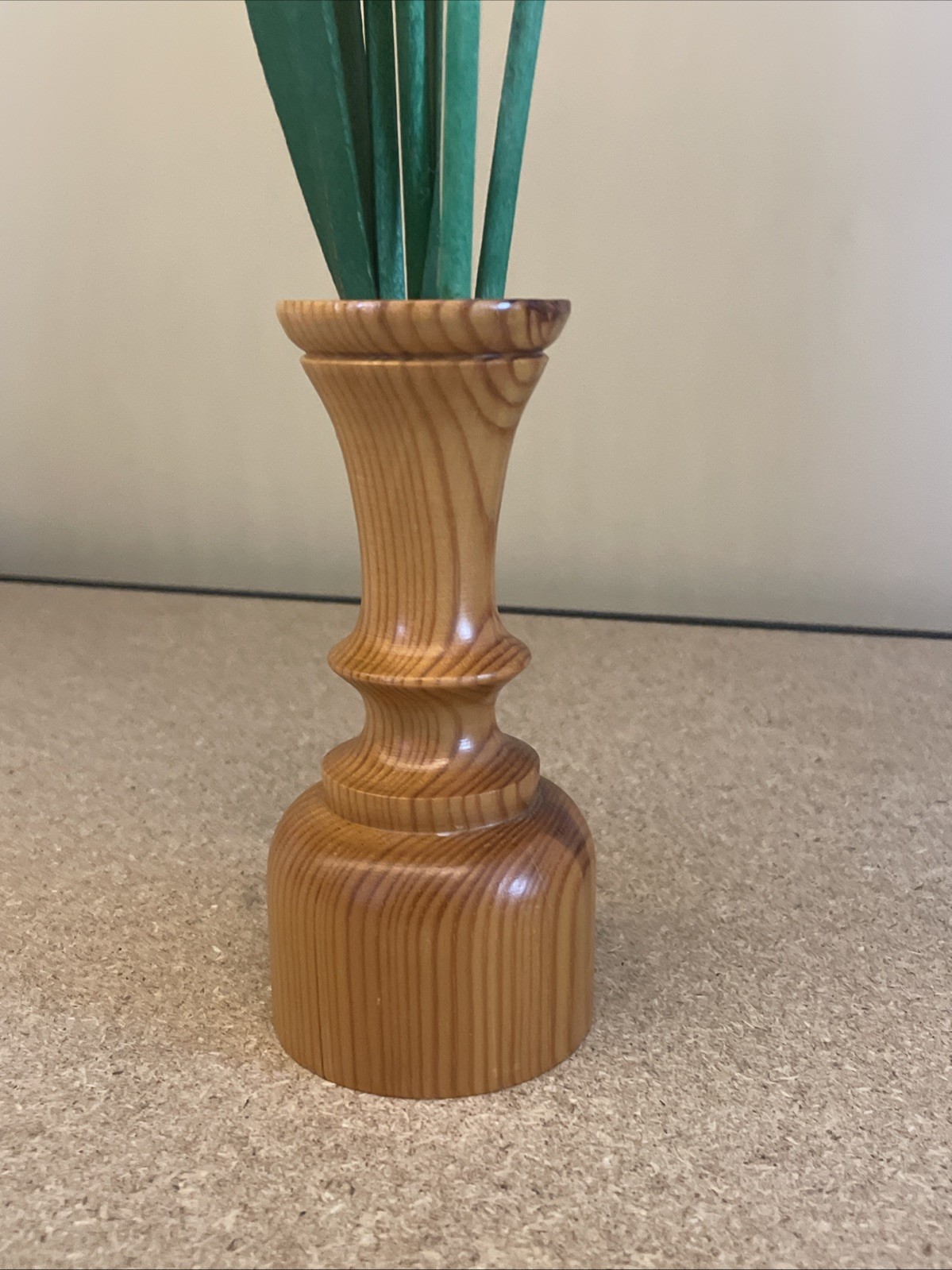 Wooden Tulip Flower Rose House Decor By Valmistettu Suomessa 16” Tall