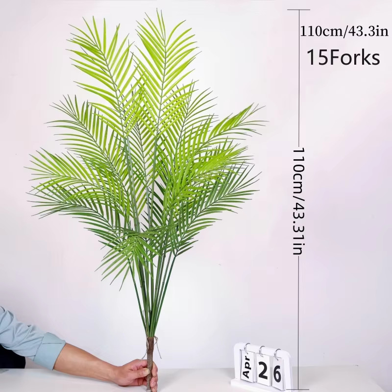 Large Artificial Palm Tree Realistic Tropical Fake Plant Indoor Outdoor Display