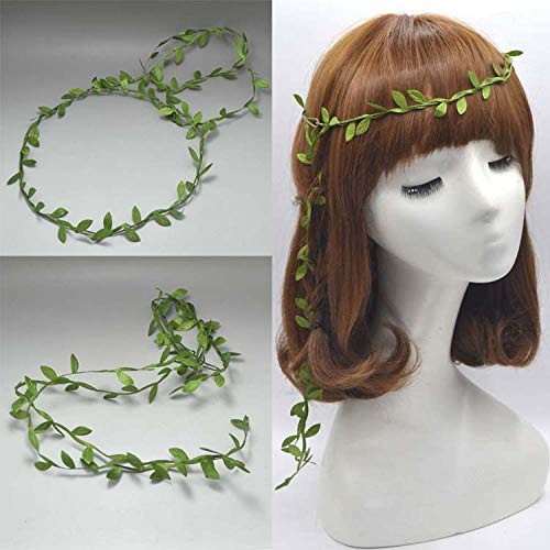 Artificial Greenery Eucalyptus Vine, 132ft Green Plants Fake Hanging Leaves J…