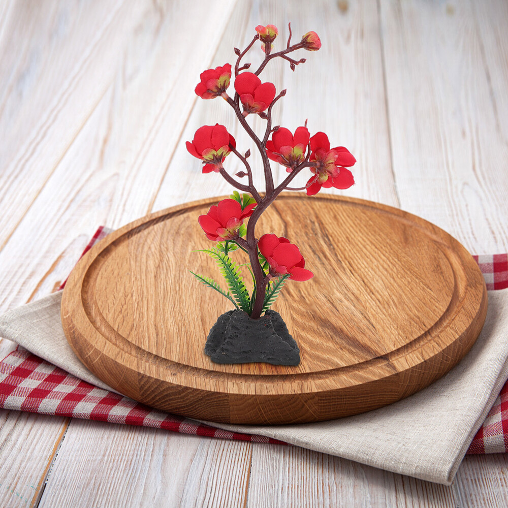 10 Pcs sashimi serving plate ornaments sushi table flower decor Flower Dish