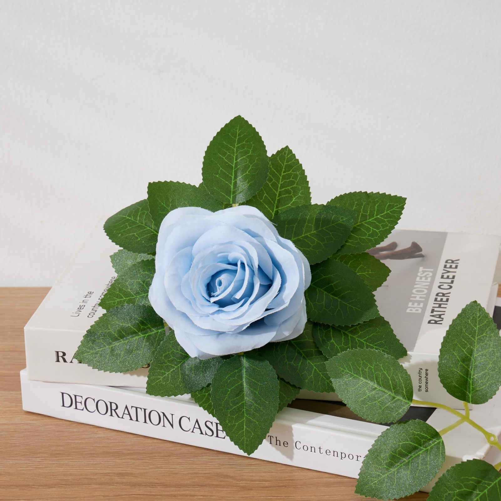 100 Pcs Artificial Green Leaves Rose Leaves DecorationBridal Wreath DecorWedd…