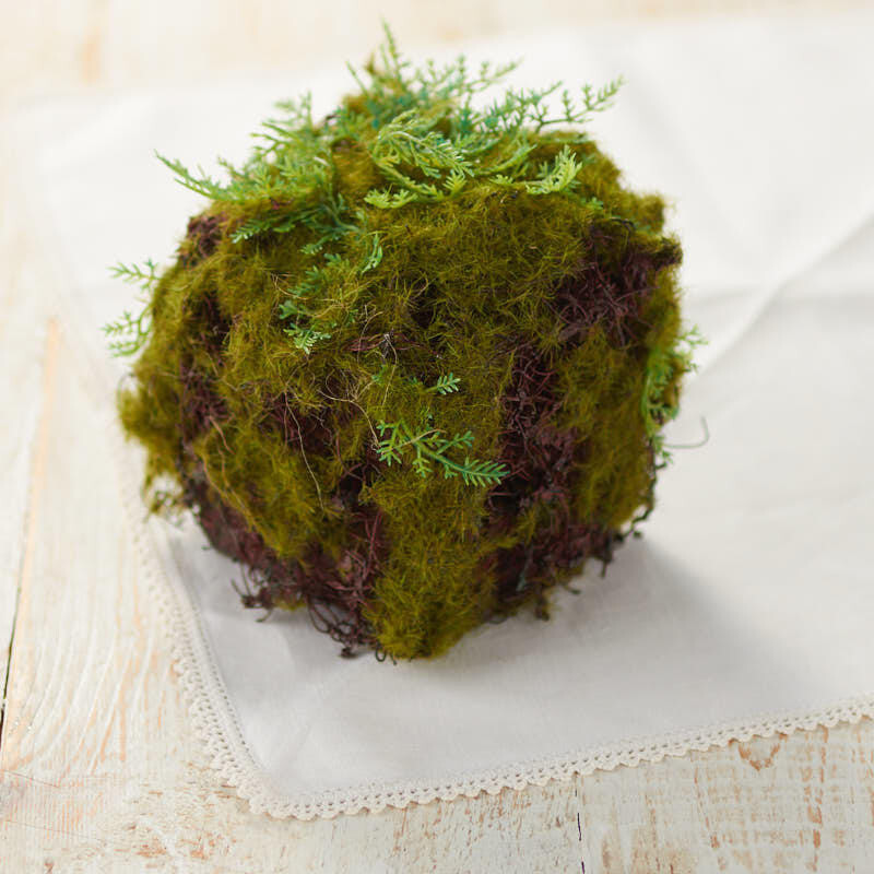 Package of 4 Artificial 4″ Decorative Floral Moss Cubes