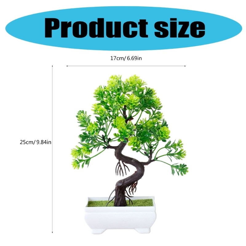 User Friendly Synthetic Mini Plant Decorative Plant for Functional Home Styling