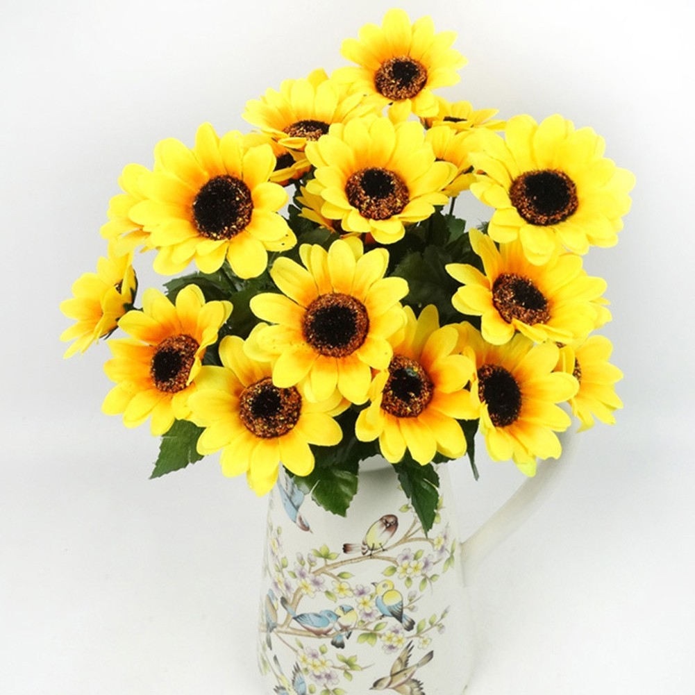 Bright For and Cheerful 4pcs Sunflower Bouquet 9 HeFor ads for Your Home