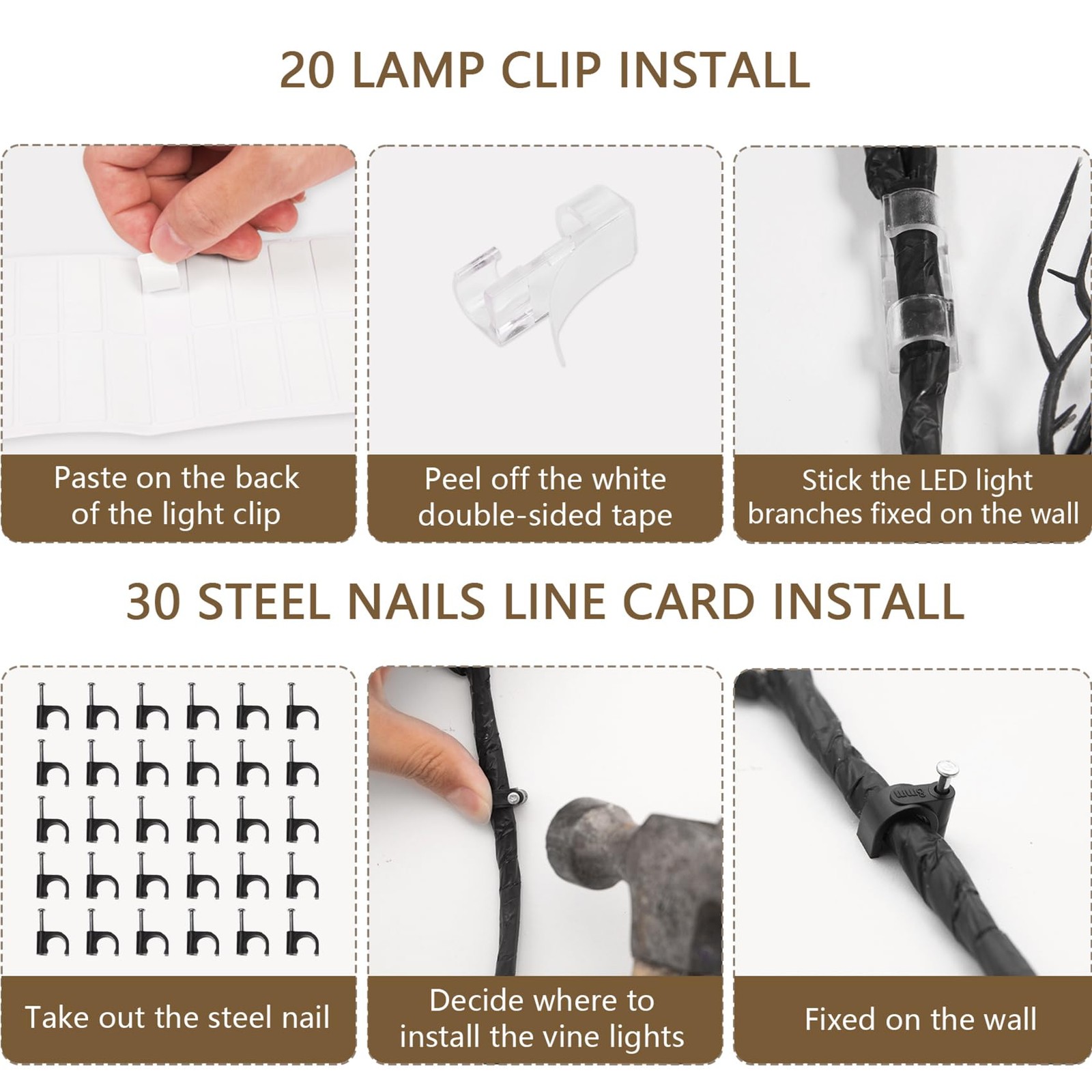 160 LED Plug In Vines Lights Room Decor with Remote, 8 Modes and Timer, Indoo…