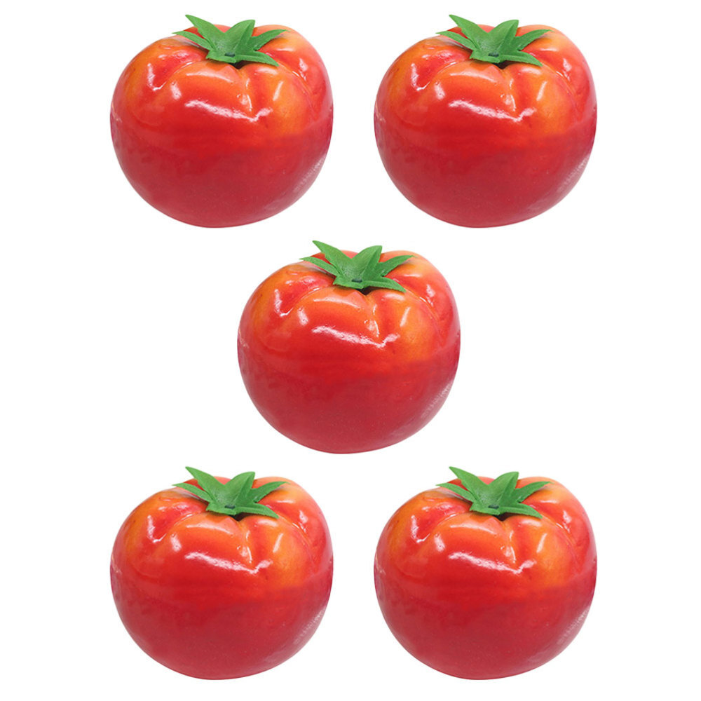 Simulated Tomato Models Lifelike Tomato Models Fake Tomato Figurines New