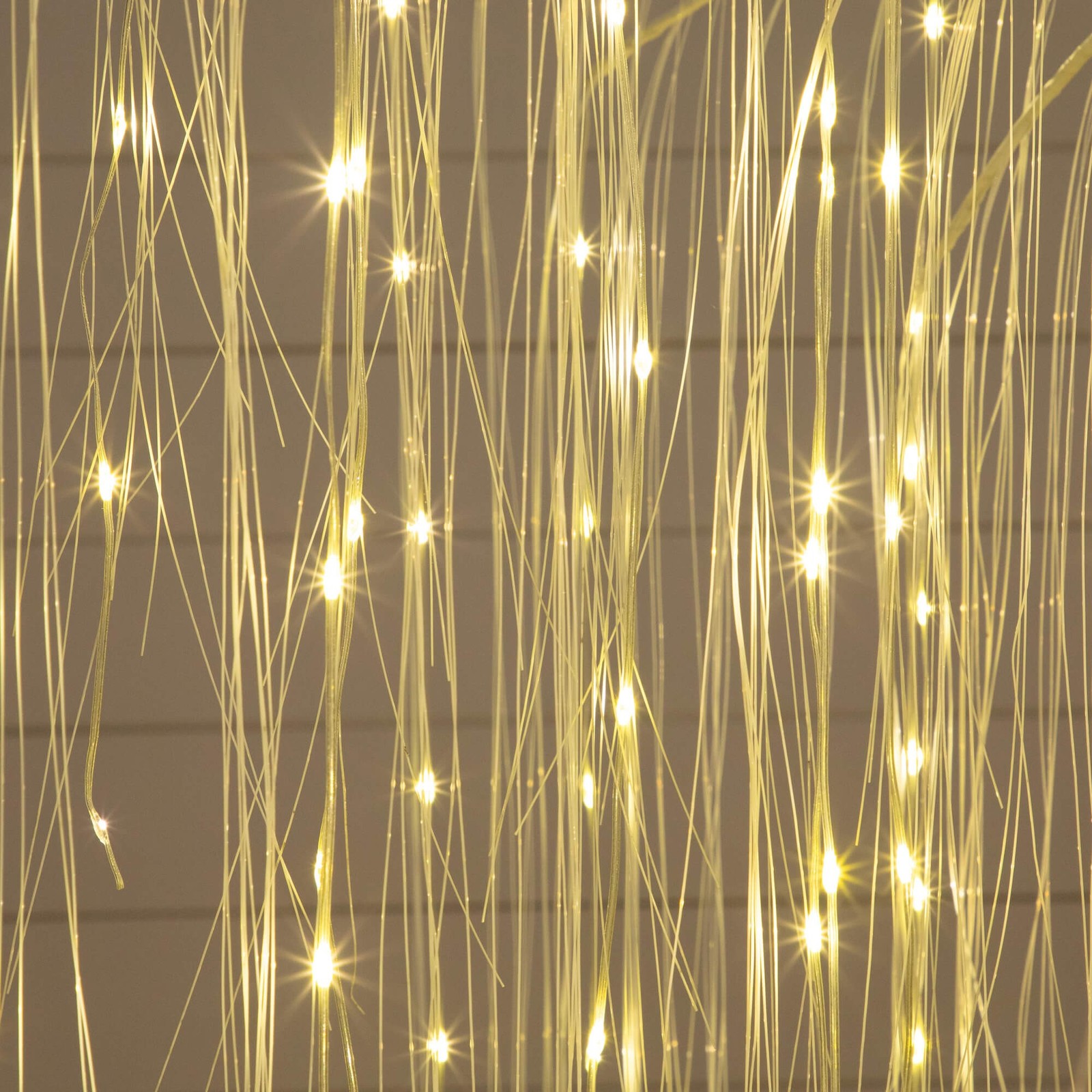 Nearly Natural 7ft Pre-Lit Artificial White Willow Tree w/ 400 Cool White LED