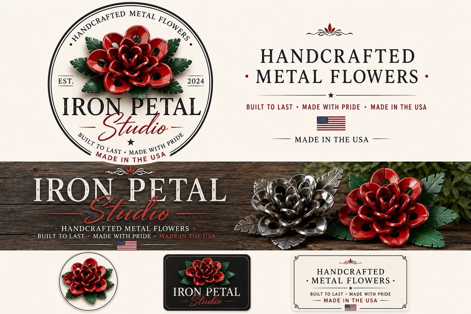 Iron Petal Studio – Handcrafted Metal Flower | Made in the USA