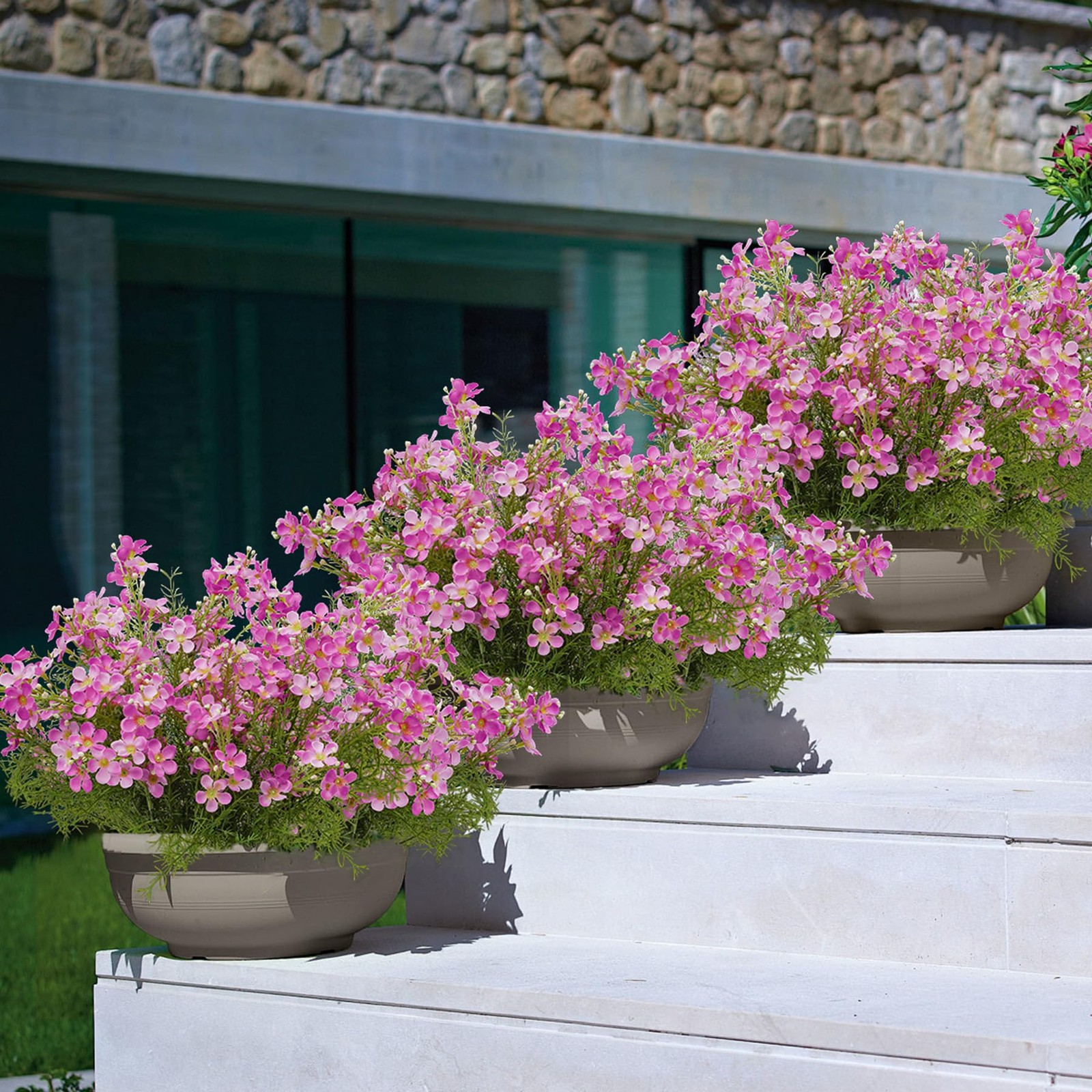 Spring Decorations for Home Fake Flowers Hydrangea Artificial Plants Indoor M…