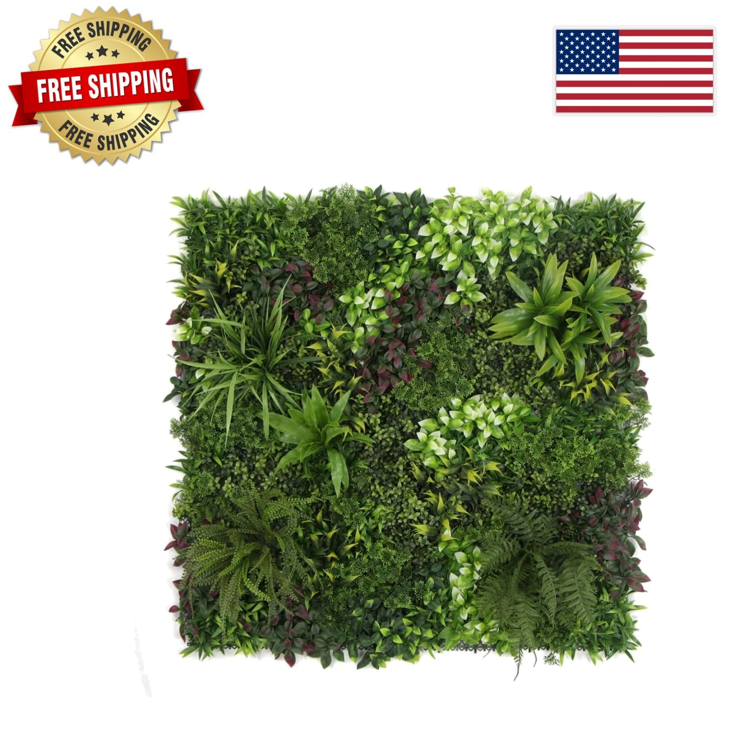 Lightweight 40″x40″ Artificial Greenery Panel – Perfect for Indoor & Outdoor Use