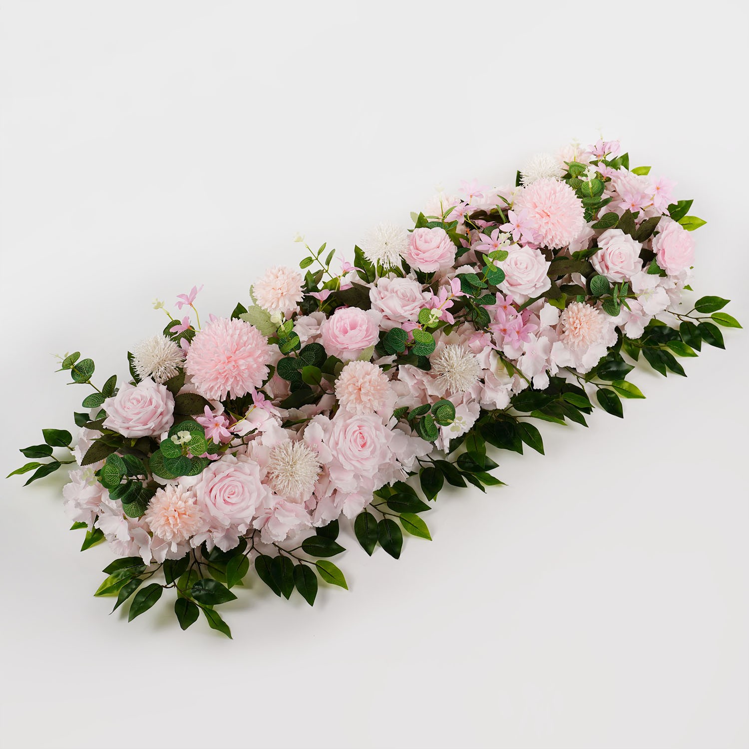 100cm Wedding Flower Row Silk Peony Rose Arch Backdrop DIY Party Decor…..
