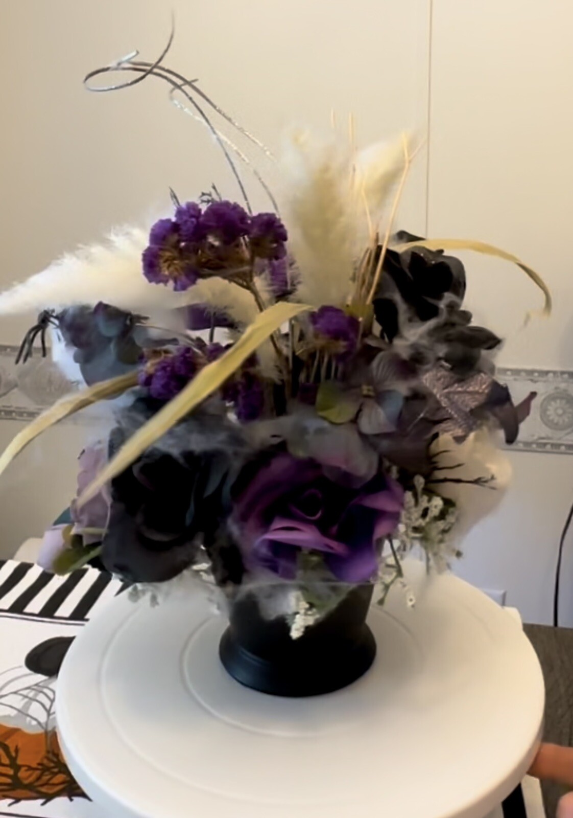 💥Halloween’s Table Decoration only One I Made Size:14×15”