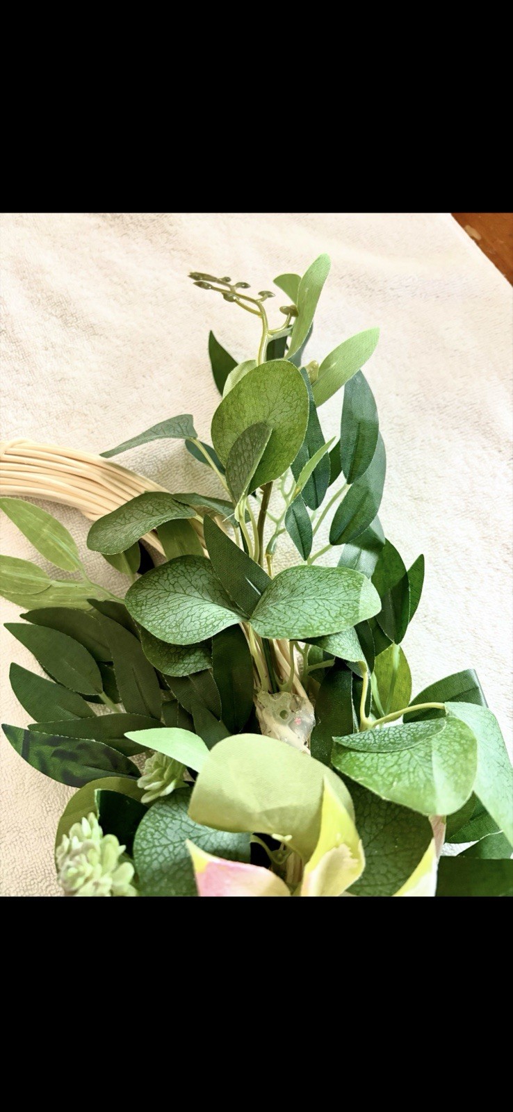 Artificial Succulent Wreath Spring Artificial Floral Wreath