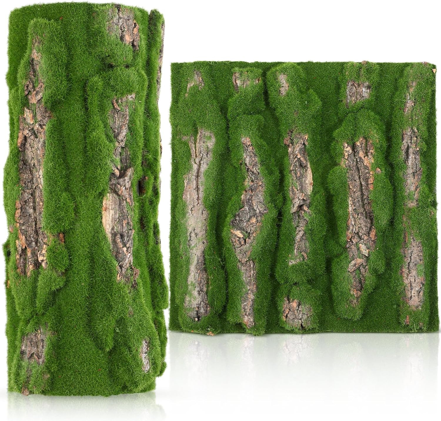Artificial Moss Bark 11.8 X 11.8 Inches Tree Plants Bark DIY for Tree Collar Sew