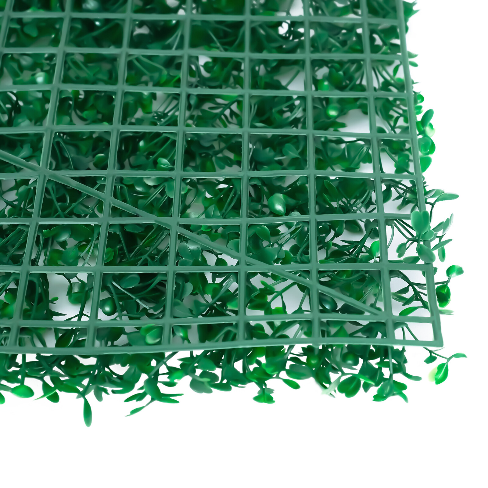 12pcs Artificial Boxwood Hedge Mat UV Grass Fake Fence Wall Decor 24×16″ 40*60cm