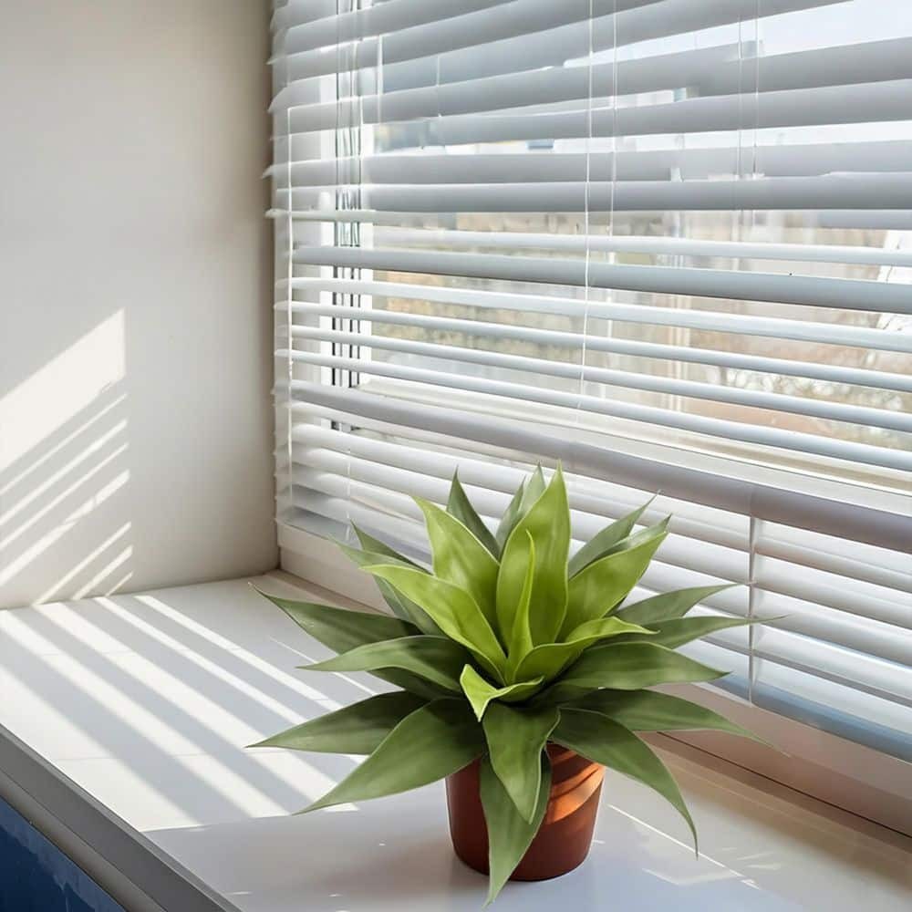 Artificial Agave Plants w/Ground Spike Faux Agave Outdoor/Indoor Decor -Set of 2