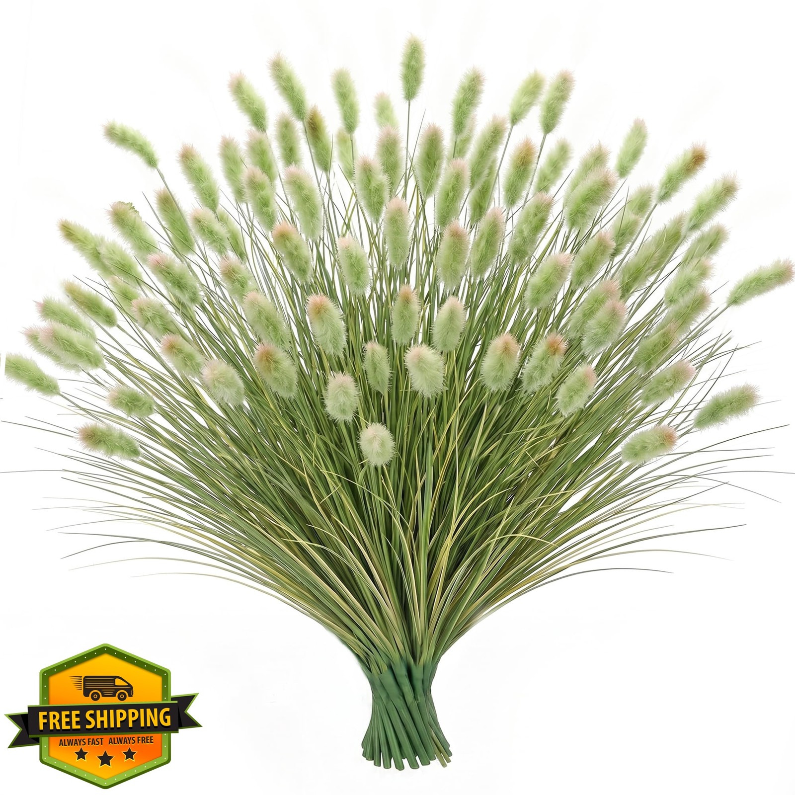 KOL Artificial Bunny Tail Grass 48 Stems 17.7in