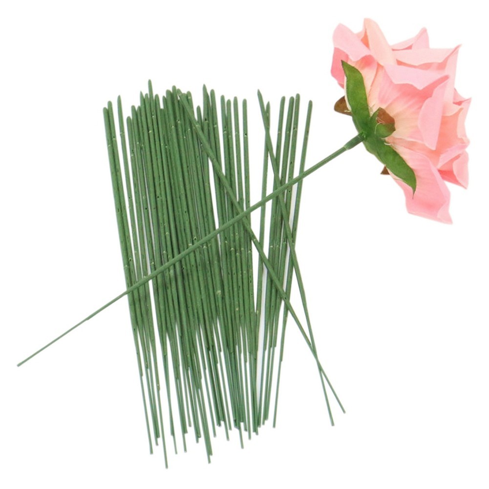 Vibrantly Colored Flower Rods Perfect for Crafts and Floral Arrangements 100pcs