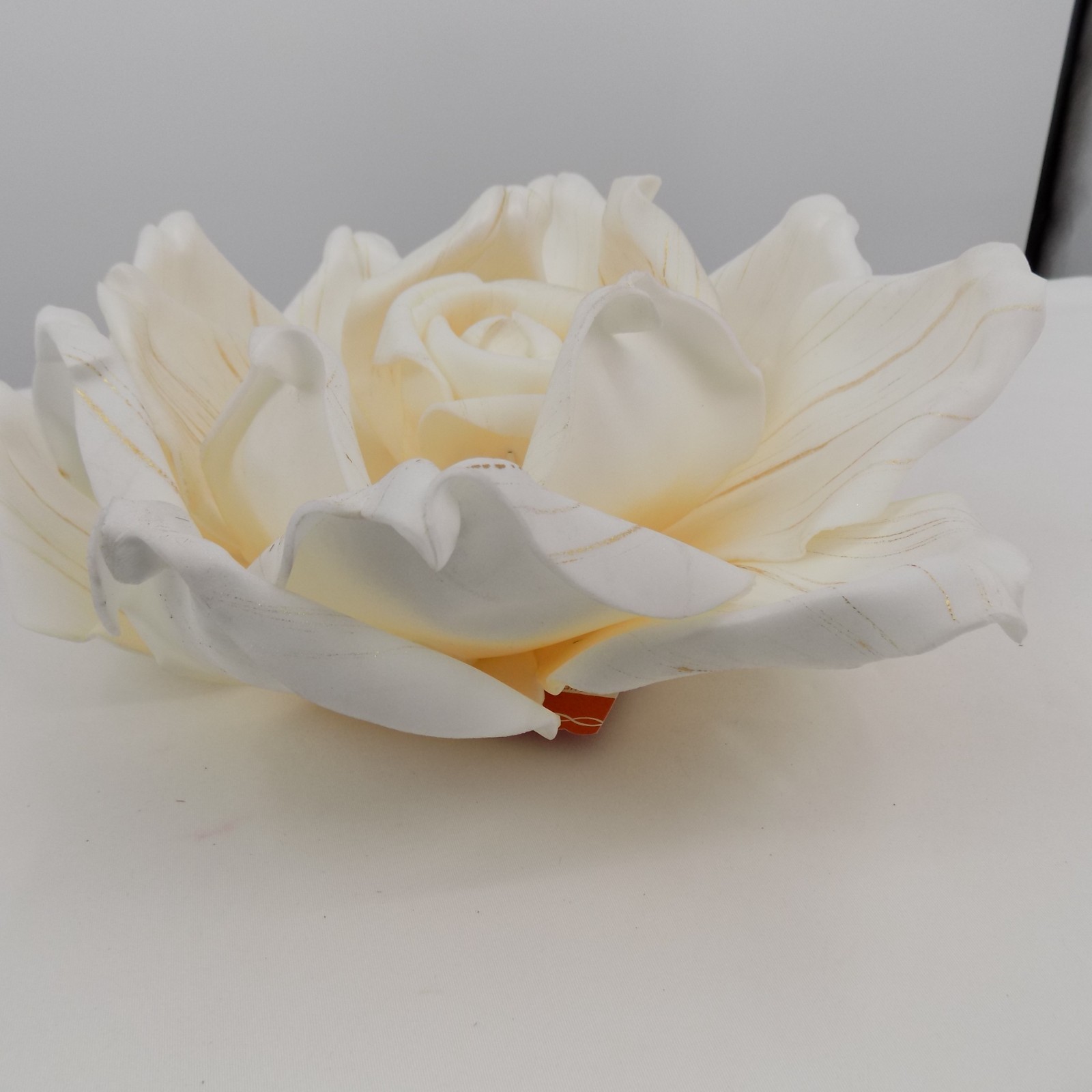 Ashland Blush Romance Cream Color Rose Flower Tabletop or Hanging Decor Foam 9″