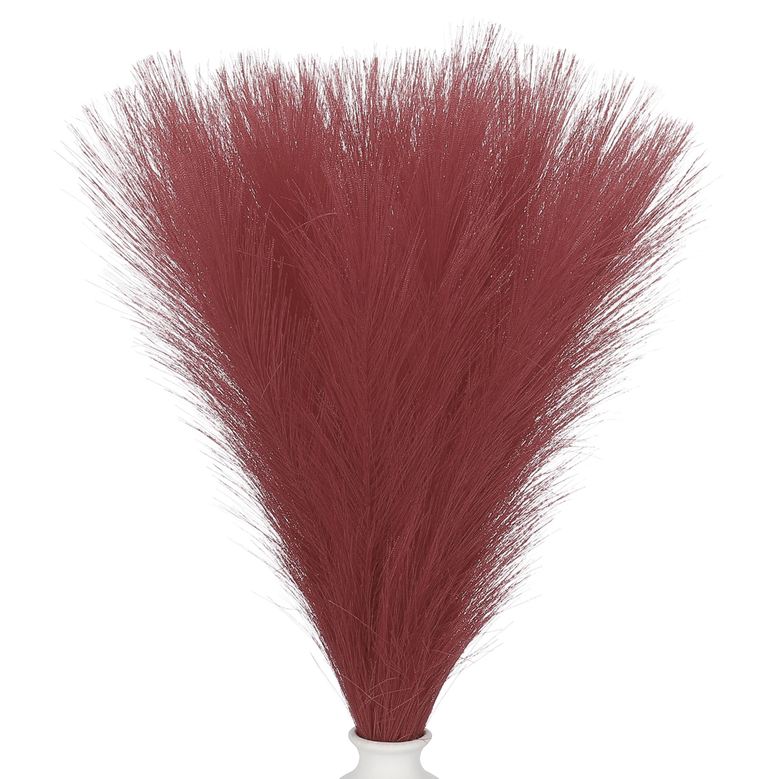 30Pack 24in Pampas Grass Decor Artificial Pampas Bulk Grass Small Dried Dark Red